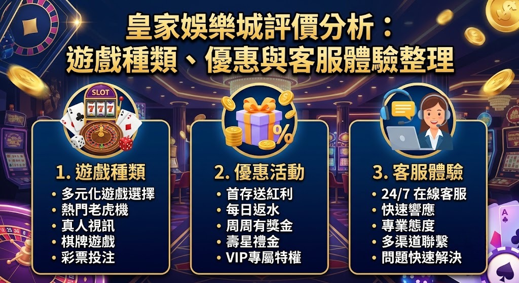 尋找高勝率遊戲?為您精選皇家娛樂城的必玩推薦清單 尋找高勝率遊戲?為您精選皇家娛樂城的必玩推薦清單